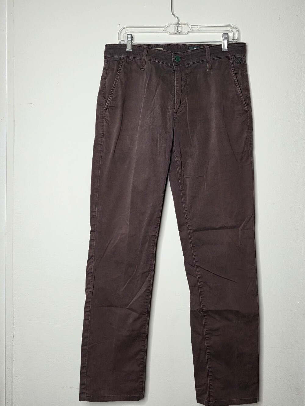 Adriano Goldschmied AG Graduate Trouser Men’s 32R Tailored Leg Green Label Gray